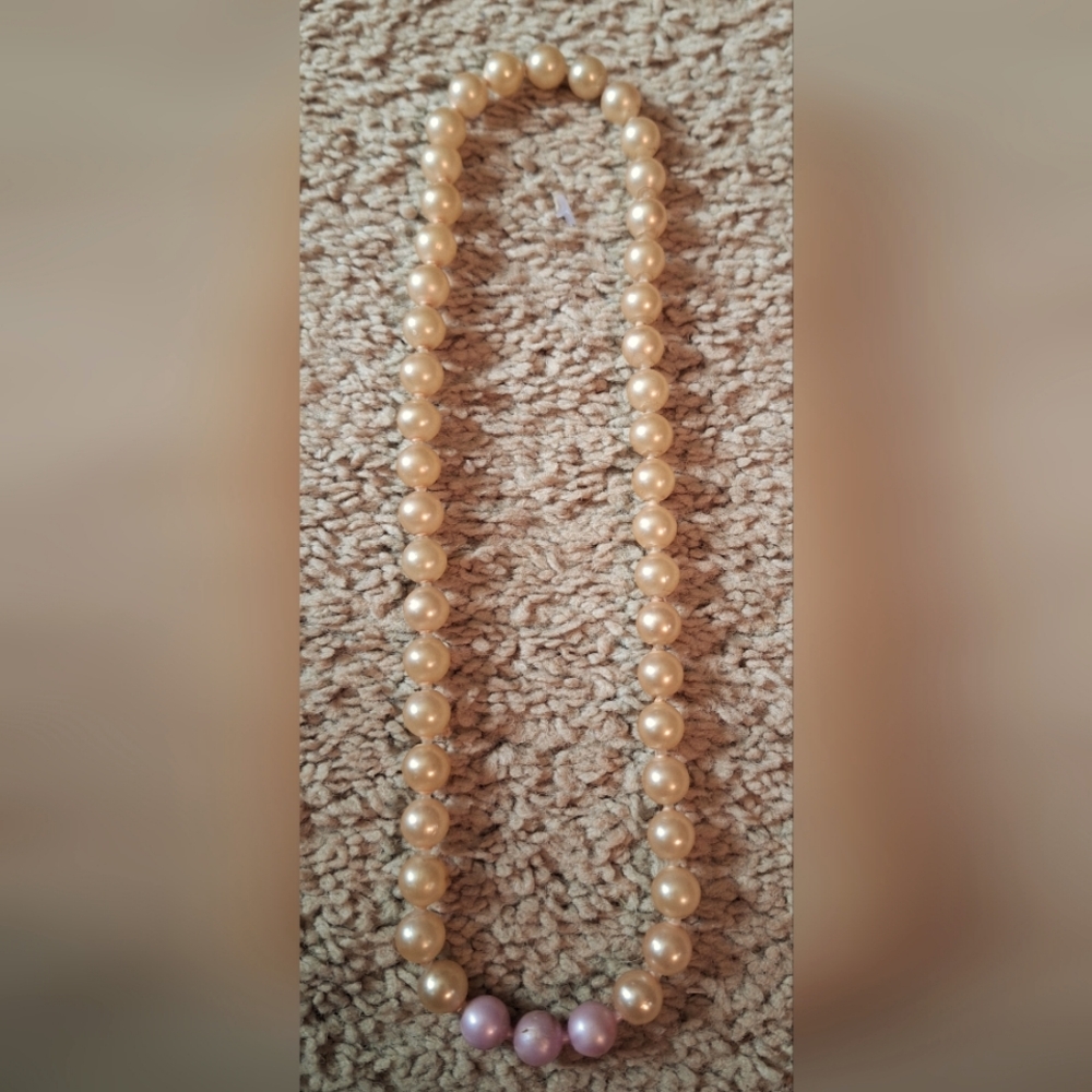 🍊Vintage 1950s popbead pearls